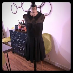 Black cocktail dress